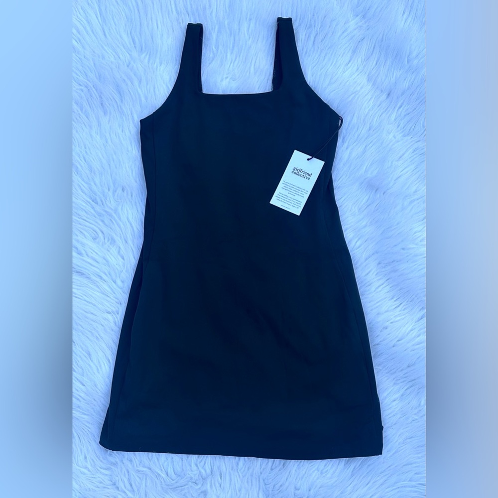 Girlfriend Collective Black Mini Dress